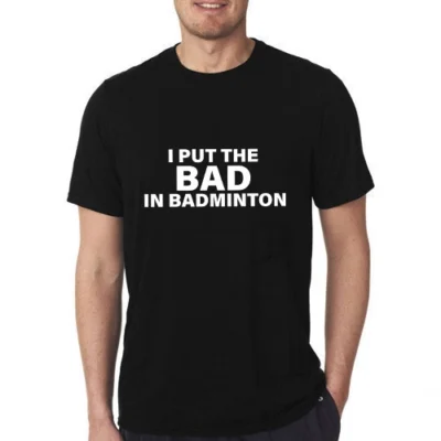 BADMINTON BAD BOY COTTON TSHIRT