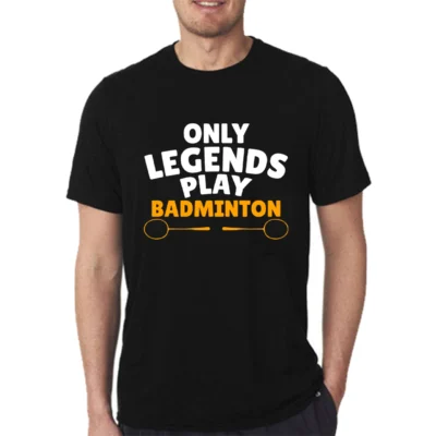 BADMINTON LEGENDS GAME T-SHIRT