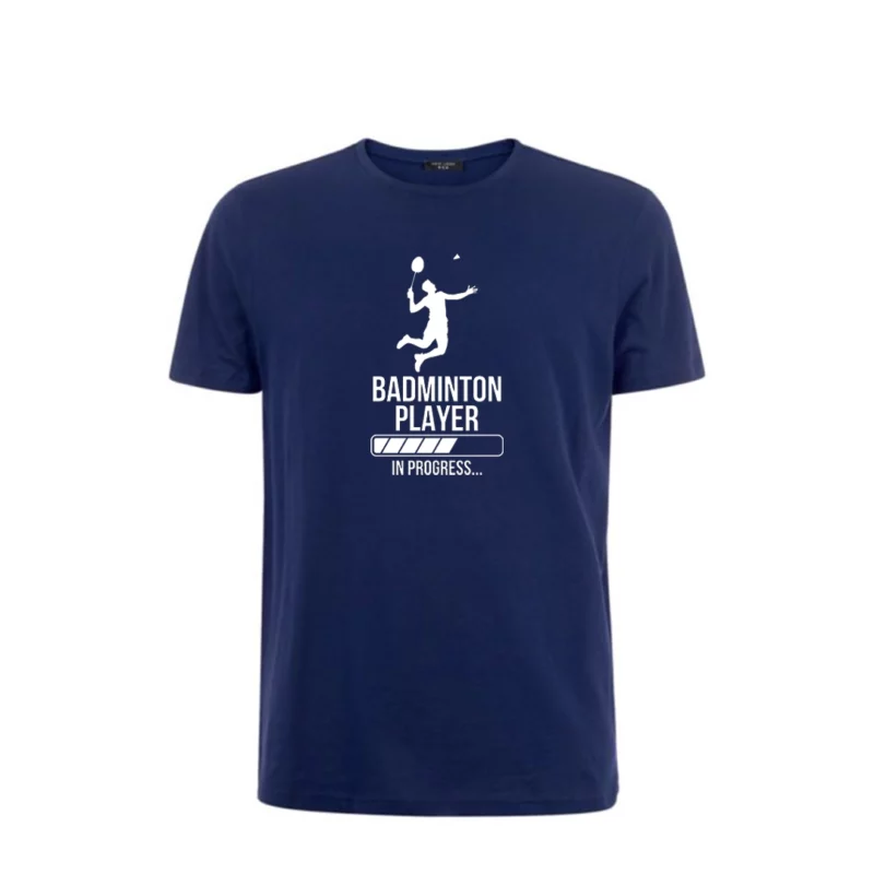 BadmintonPlayerInMaking_blue_T-shirt
