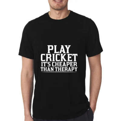 Cricket Cheaper than Therapy T-shirt
