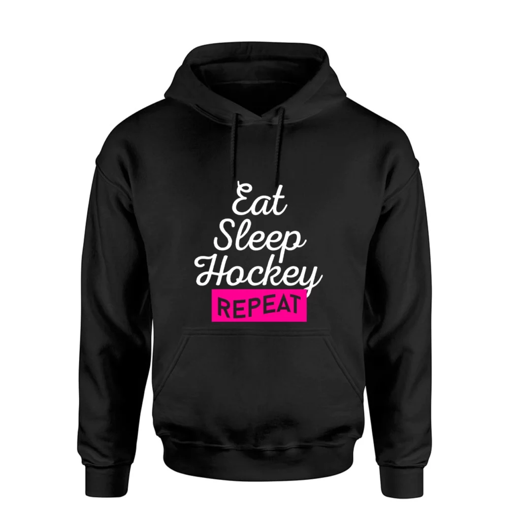 Eat Sleep Hockey Repeat Hoodie