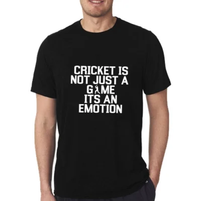 Emotion and Cricket T-shirt