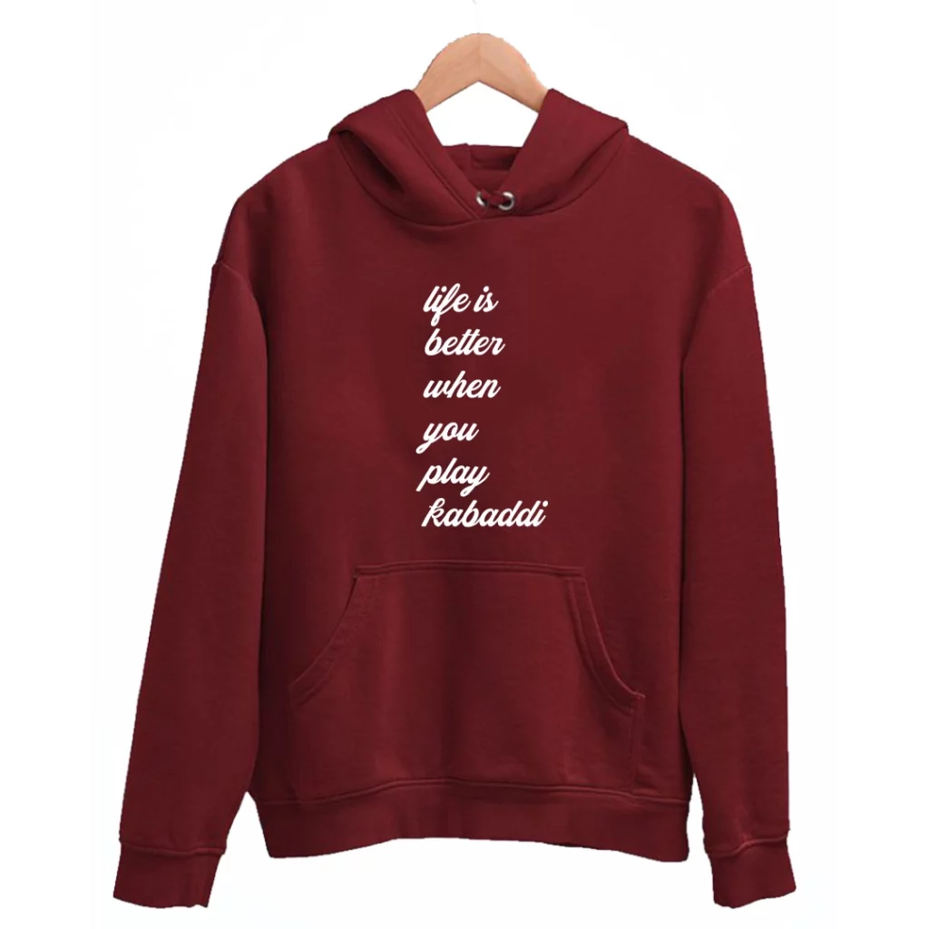 Life Is Better With Kabaddi Winter Hoodie