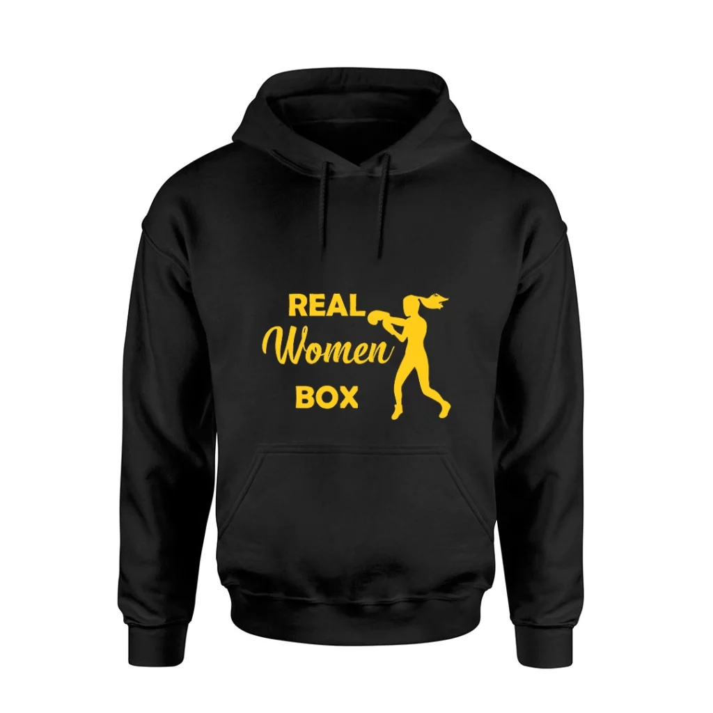 Real Women Boxing Hoodie