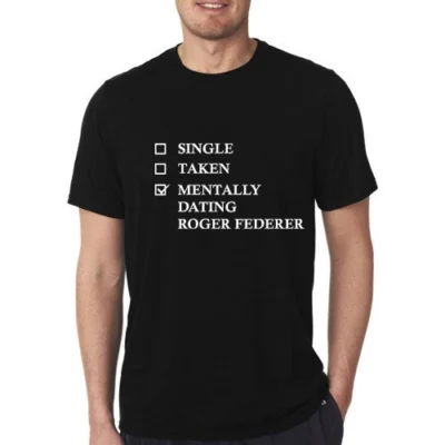 Roger Federer love cotton tshirt