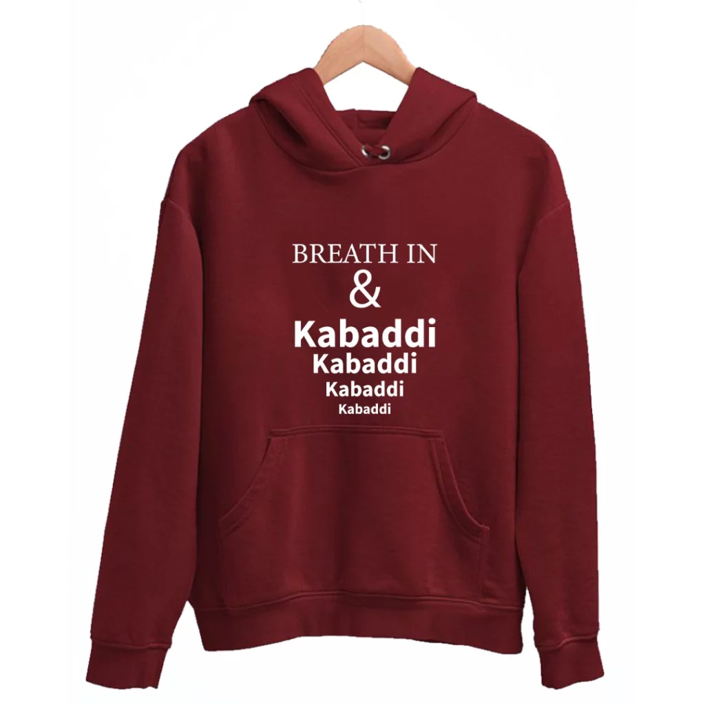 Breathe In And Kabaddi Winter Hoodie