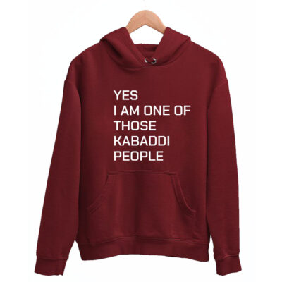 Yes I Am One Of Those Kabbadi People Hoodie