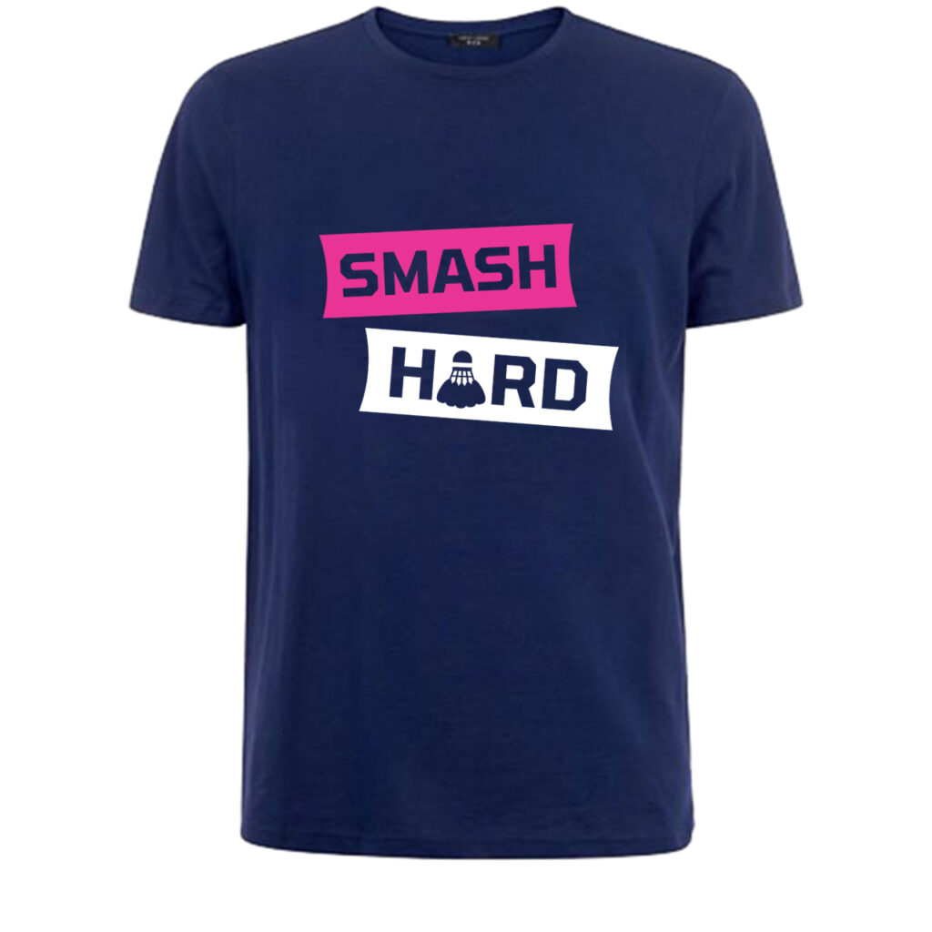 SMASH HARD Badminton T-Shirt