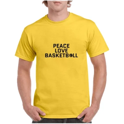Basketball Love Peace T-Shirt