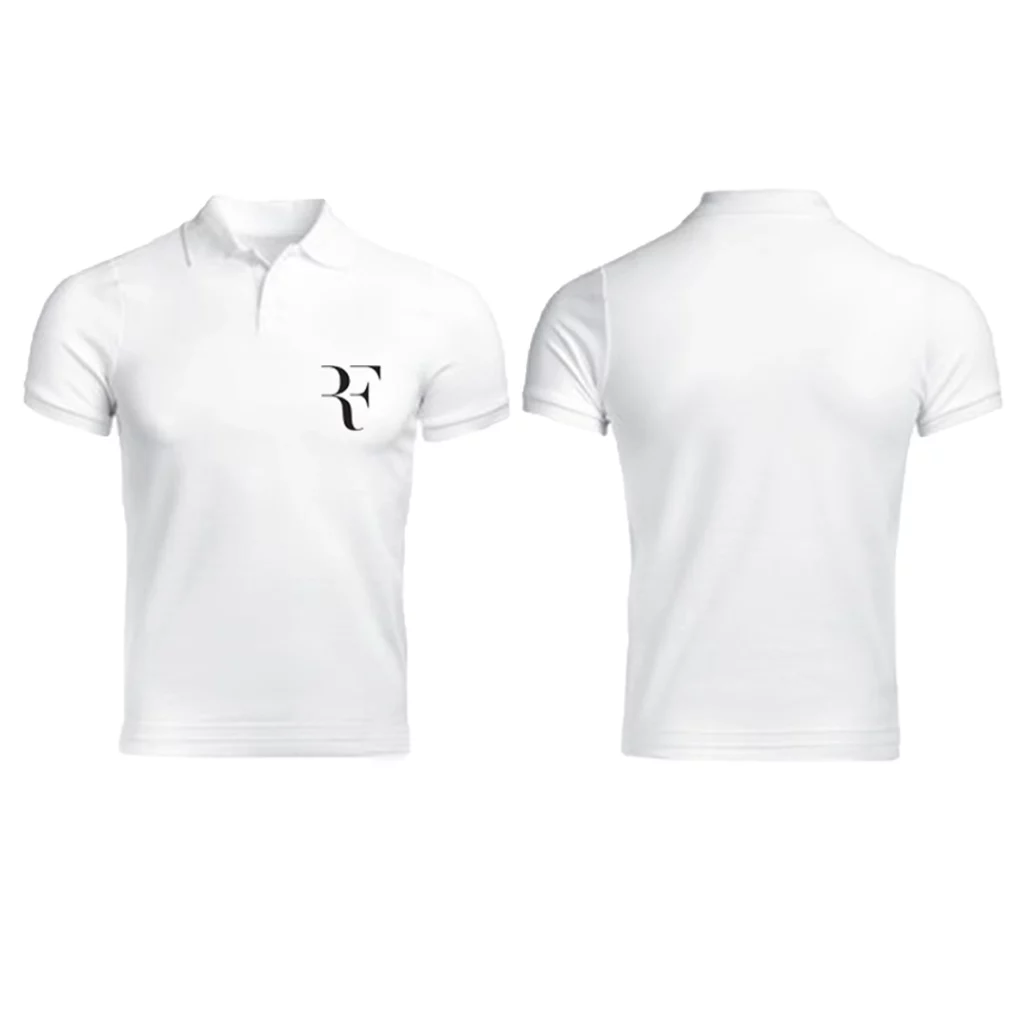 Rf Logo White Half Sleeve T-Shirt