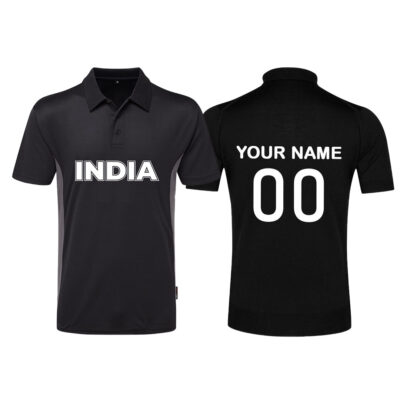 Customise Black Cricket Jersey