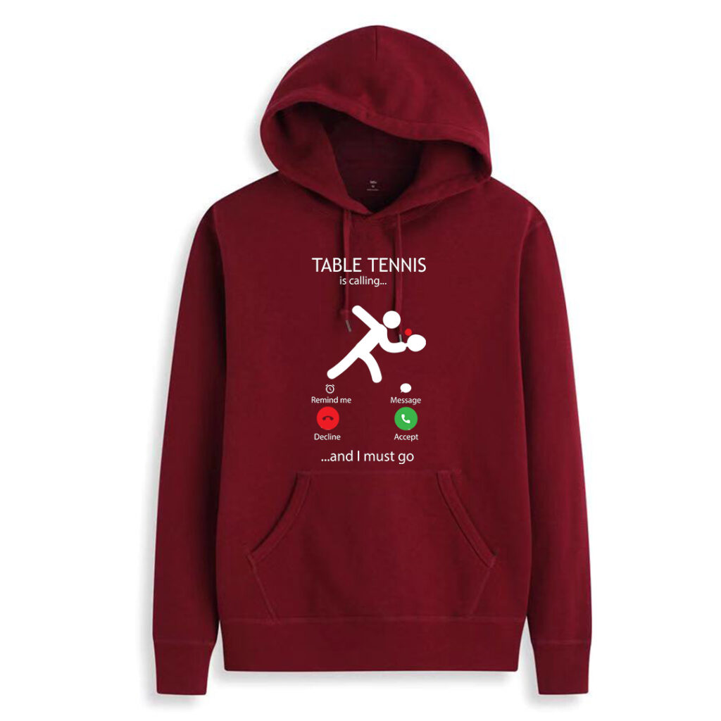 Table Tennis Calling Hoodie