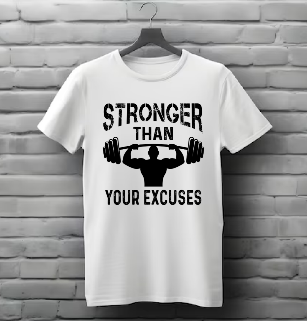 Stronger Than Your Excuses T-shirts