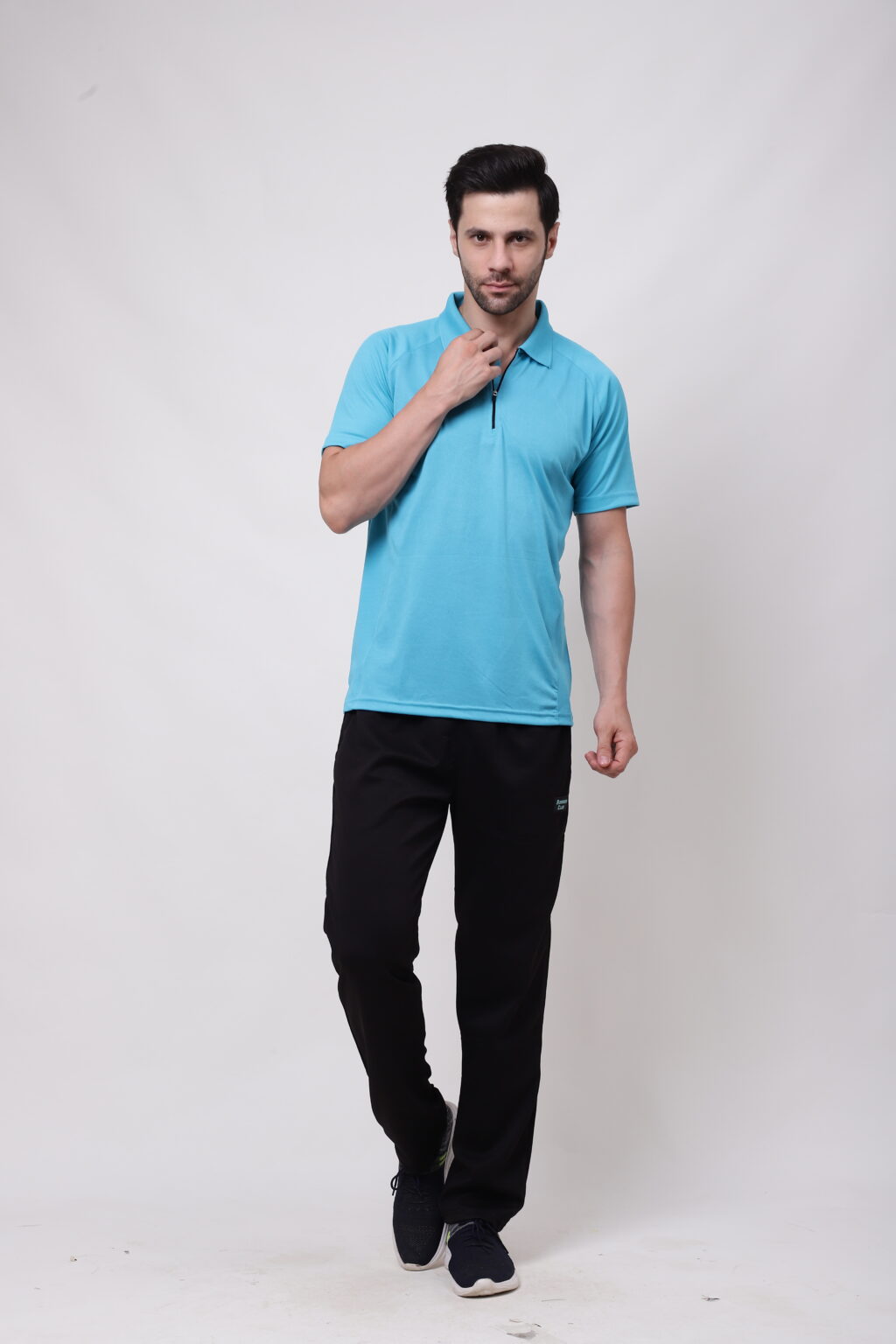 Black Lower with side blue line for Men