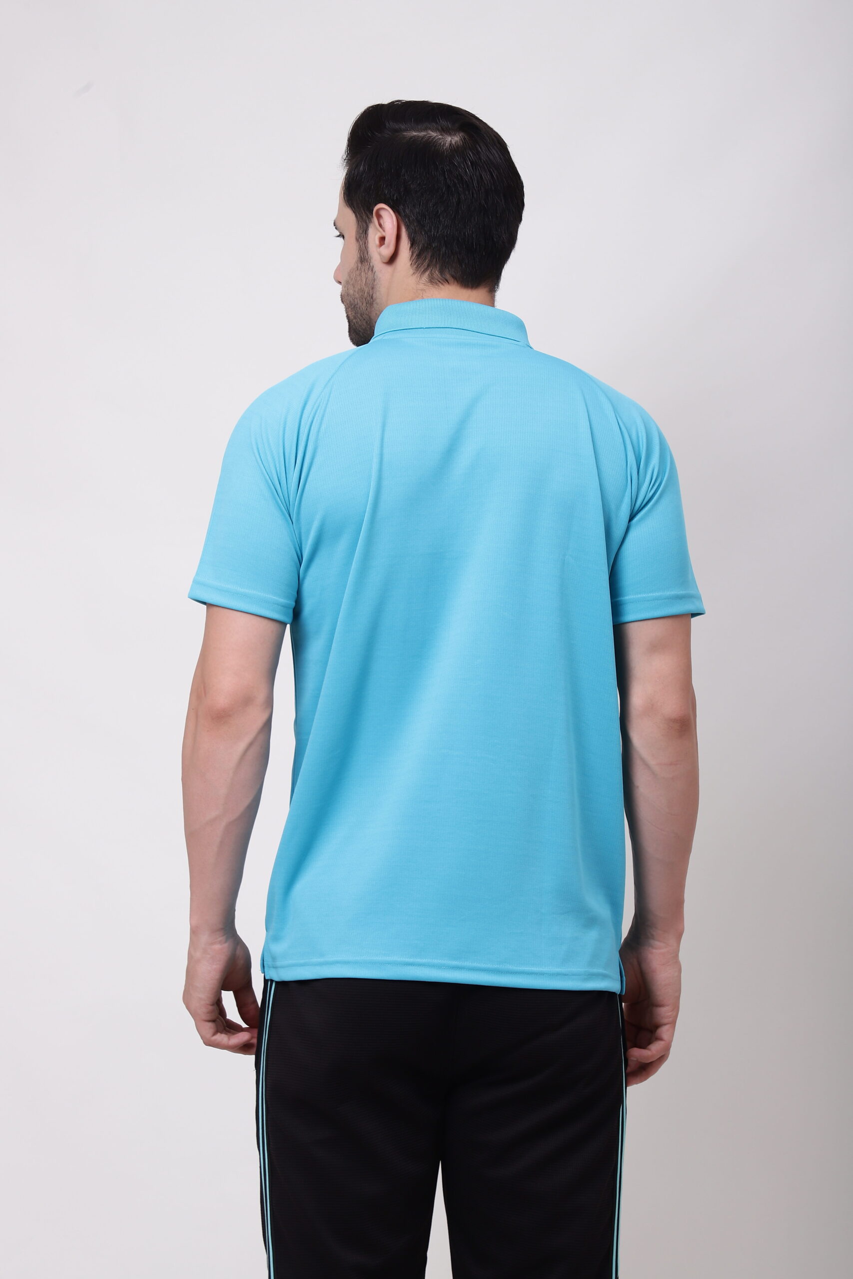 Men Polo T-shirt with Zipper - Image 10