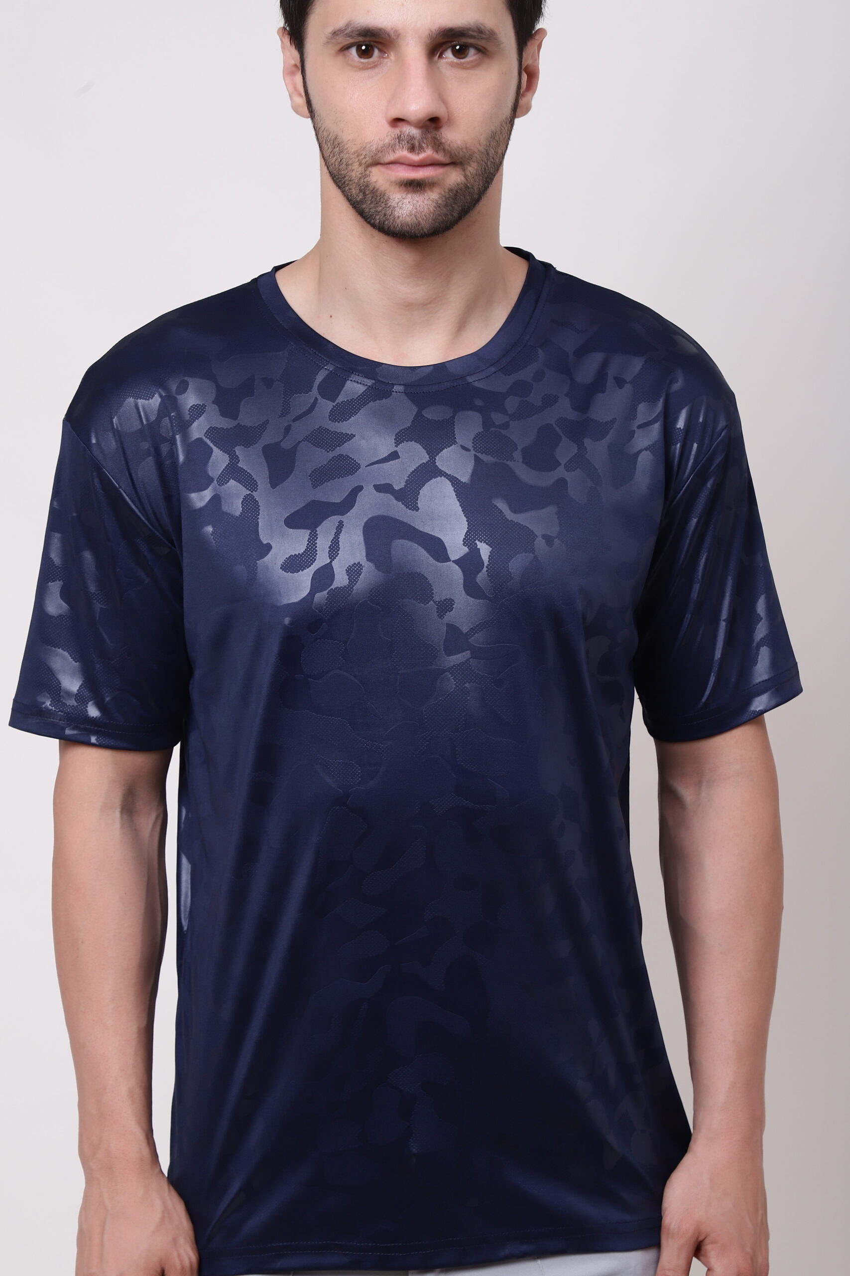 Navy Blue Camo Army T-shirt