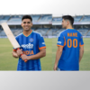 Customised India Blue Cricket Jersey
