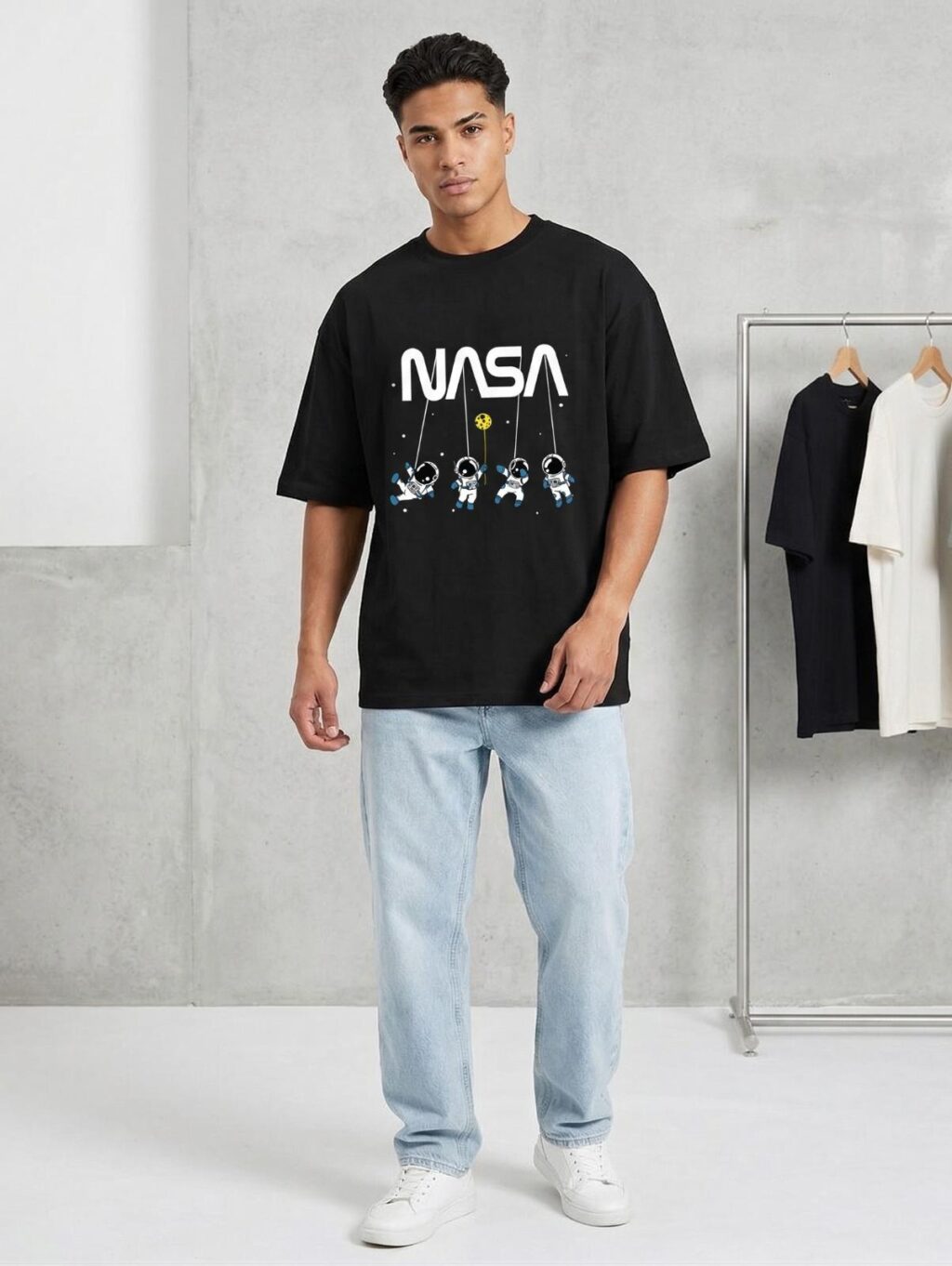 NASA-themed Oversized T-shirt