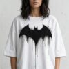 Batman Drip Logo Oversized T-Shirts