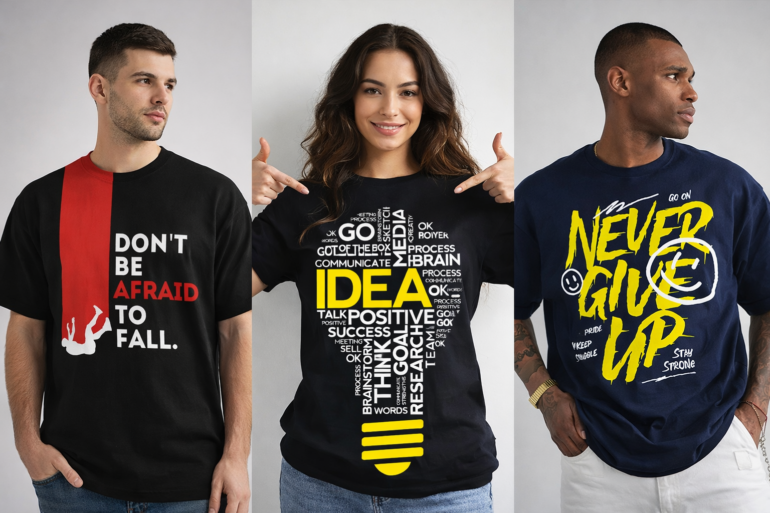 Streetwear oversized cotton tshirts