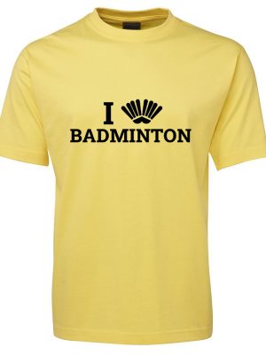 I breathe Badminton T-shirt