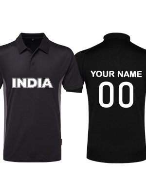 Customise Black Cricket Jersey