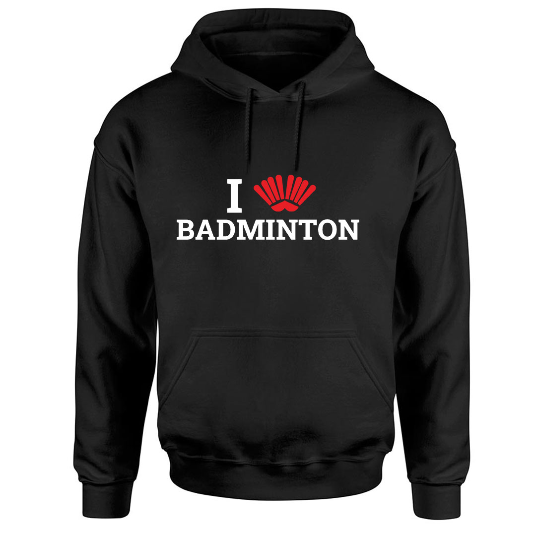 I breathe Badminton Hoodie - Image 3