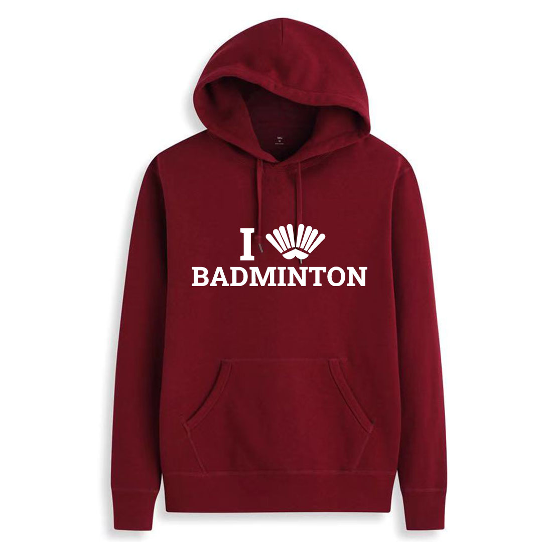 I breathe Badminton Hoodie