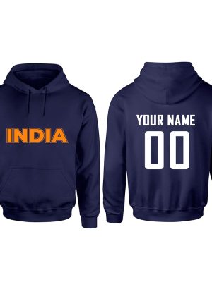 Customise Team India Hoodie with your Name & Number