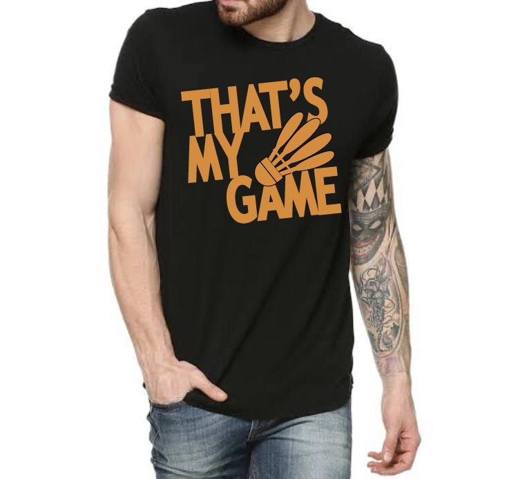 BADMINTON IS MY GAME T-SHIRT - Image 2