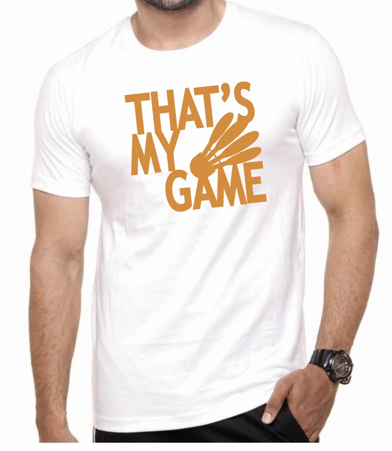 BADMINTON IS MY GAME T-SHIRT