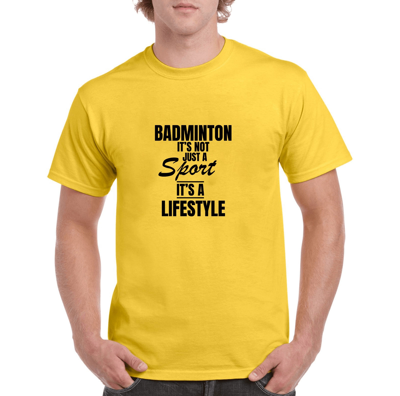 Badminton Lifestyle Cotton T-Shirt - Image 4