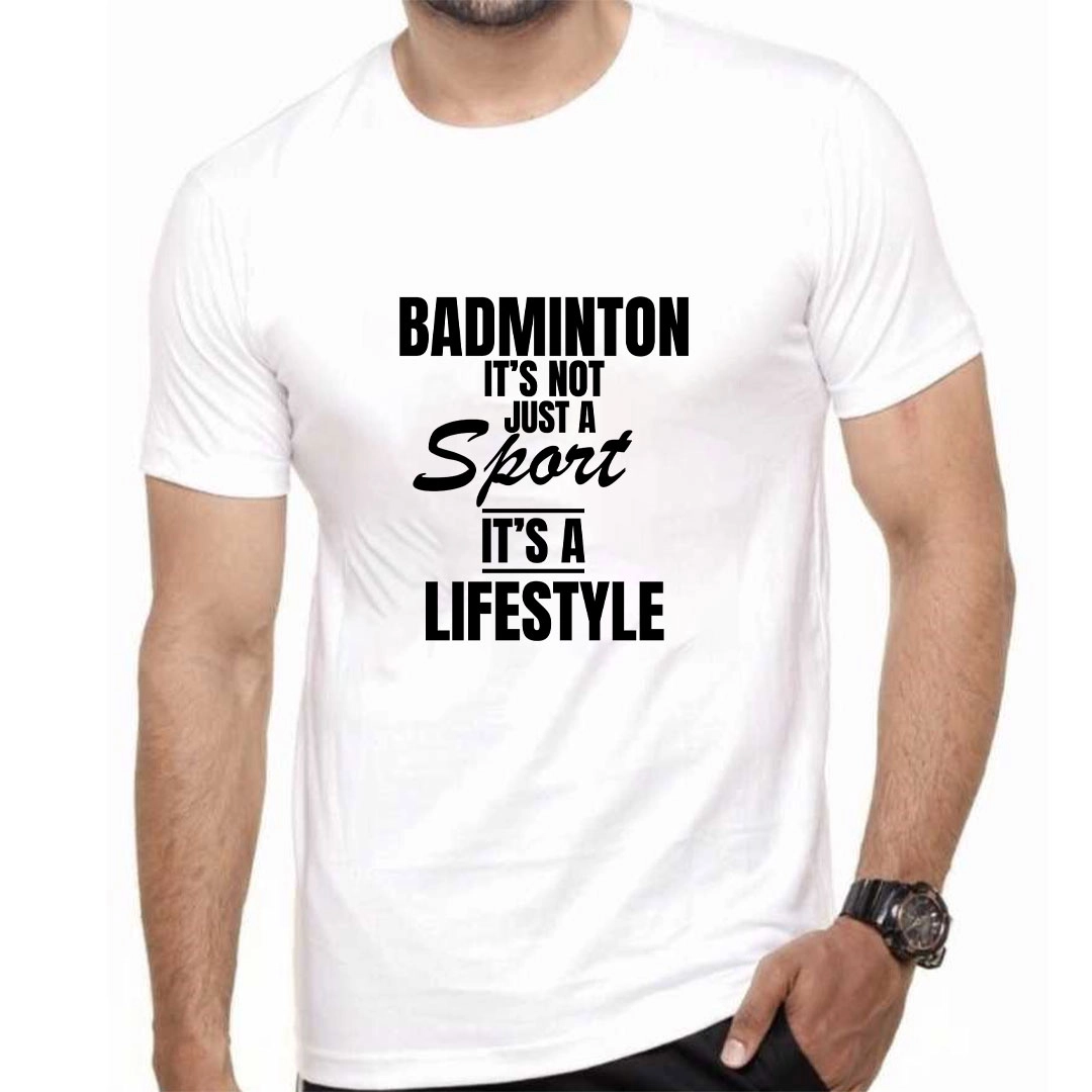 Badminton Lifestyle Cotton T-Shirt - Image 3