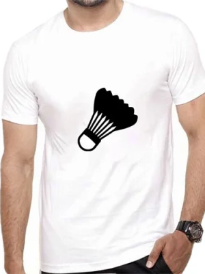 Badminton Shuttle Cool Cotton T-Shirt