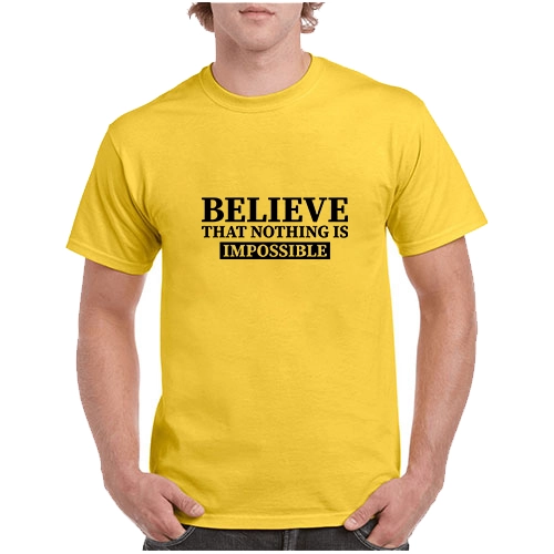 Believe Nothing Is Impossible T-shirt - Image 4