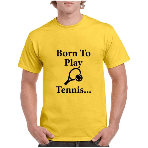 Born To Play Tennis T-Shirt - Image 4
