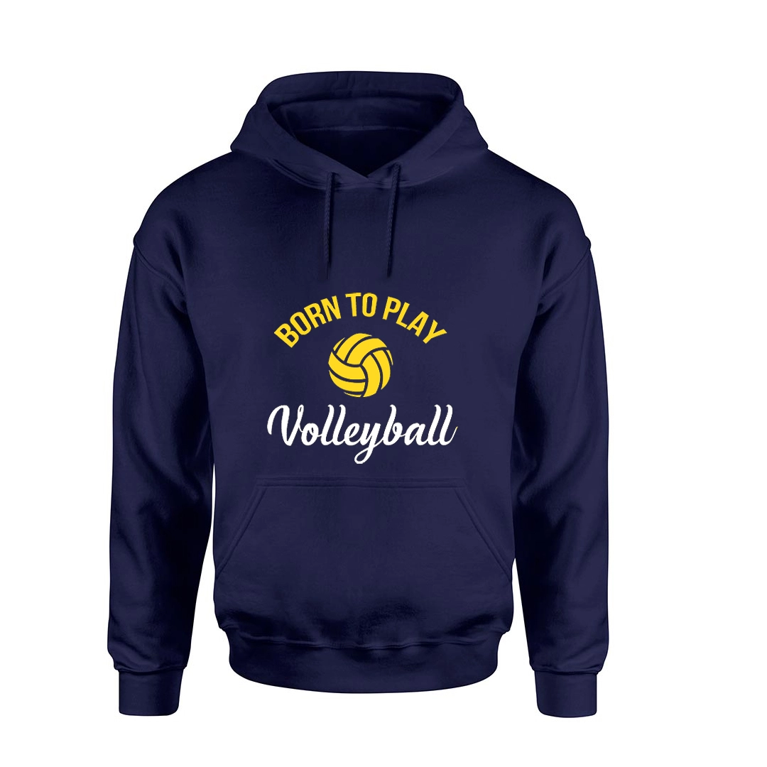 Born to Play Volleyball Hoodie - Image 3