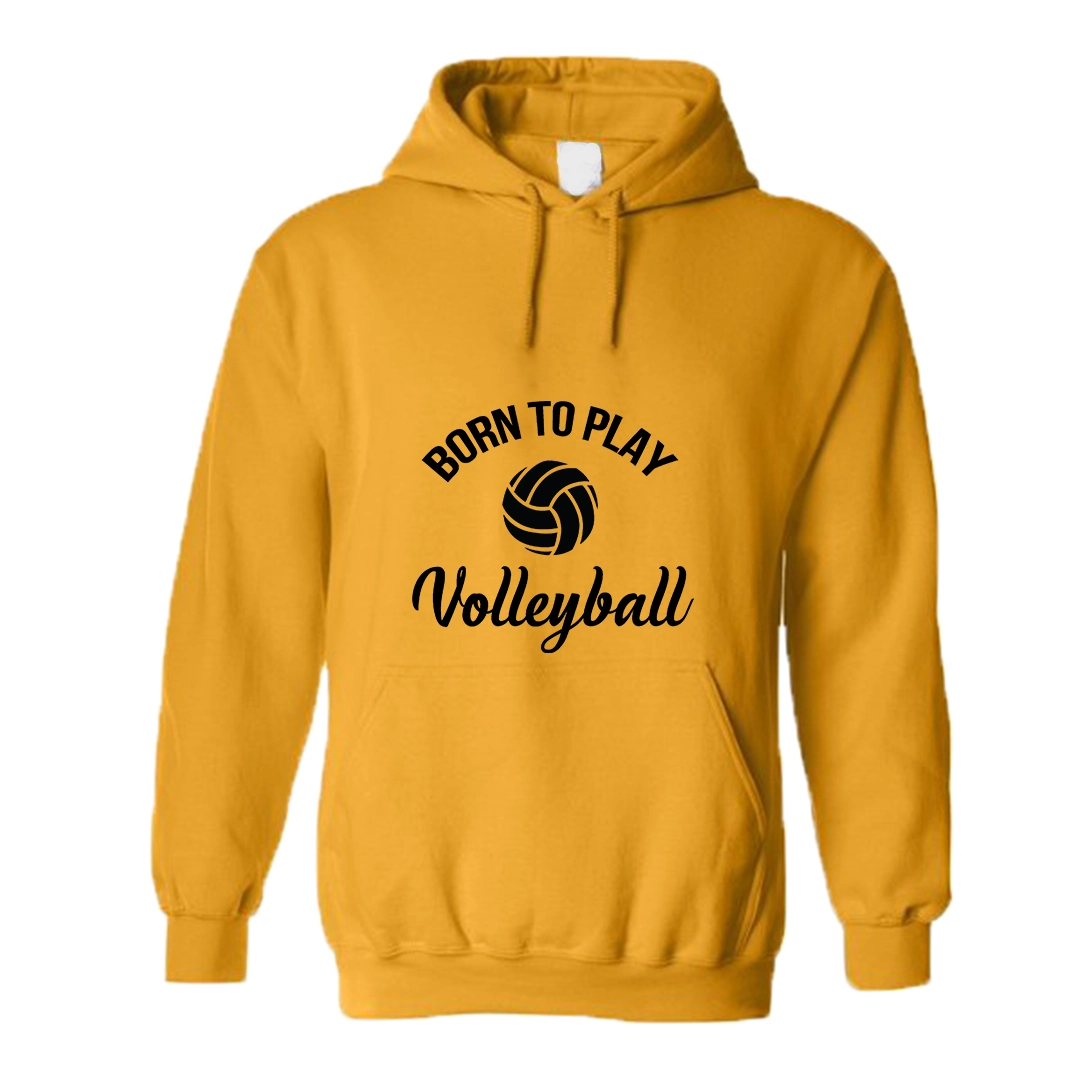 Born to Play Volleyball Hoodie - Image 2
