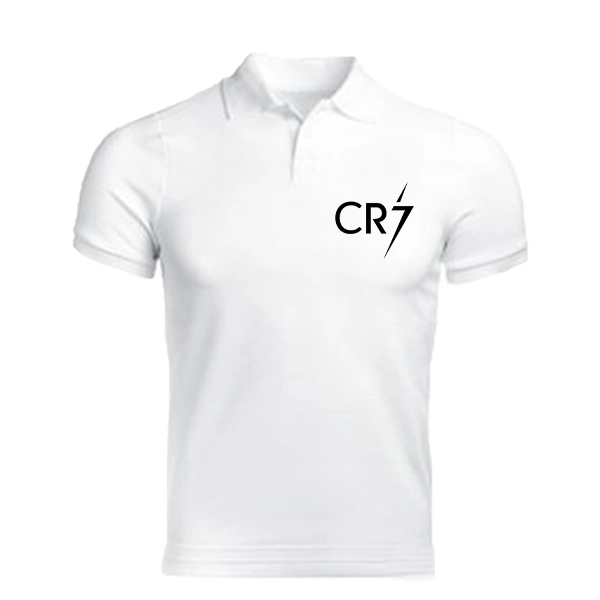 CR7 White Iconic Half Sleeve T-Shirt