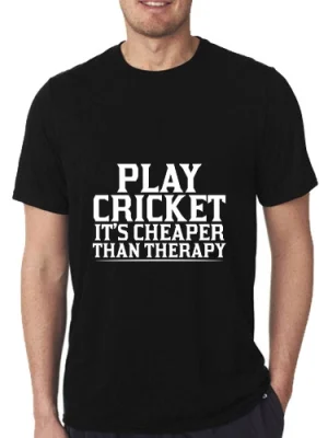 Cricket Cheaper than Therapy T-shirt