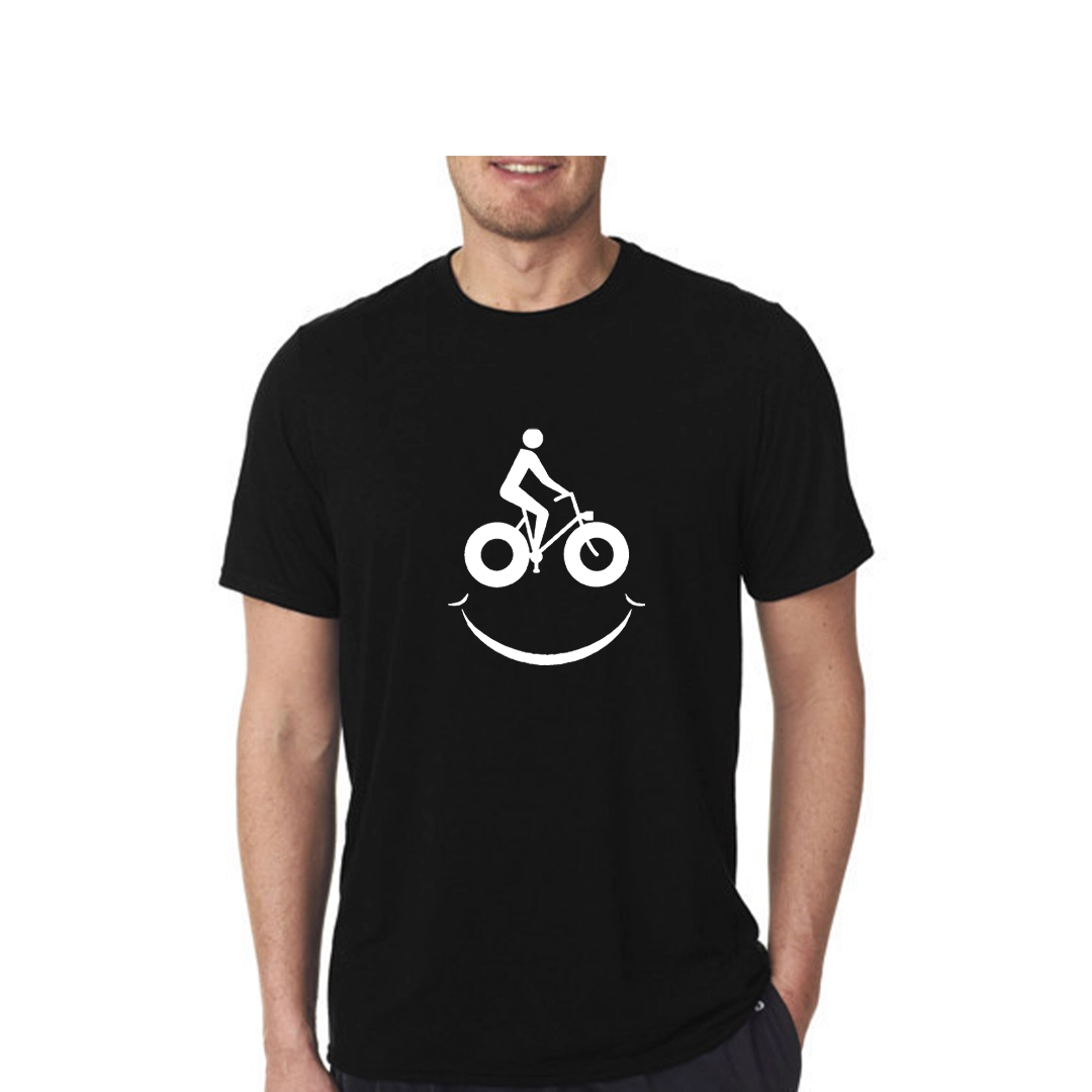 Cycling Smiley T-Shirt - Image 2