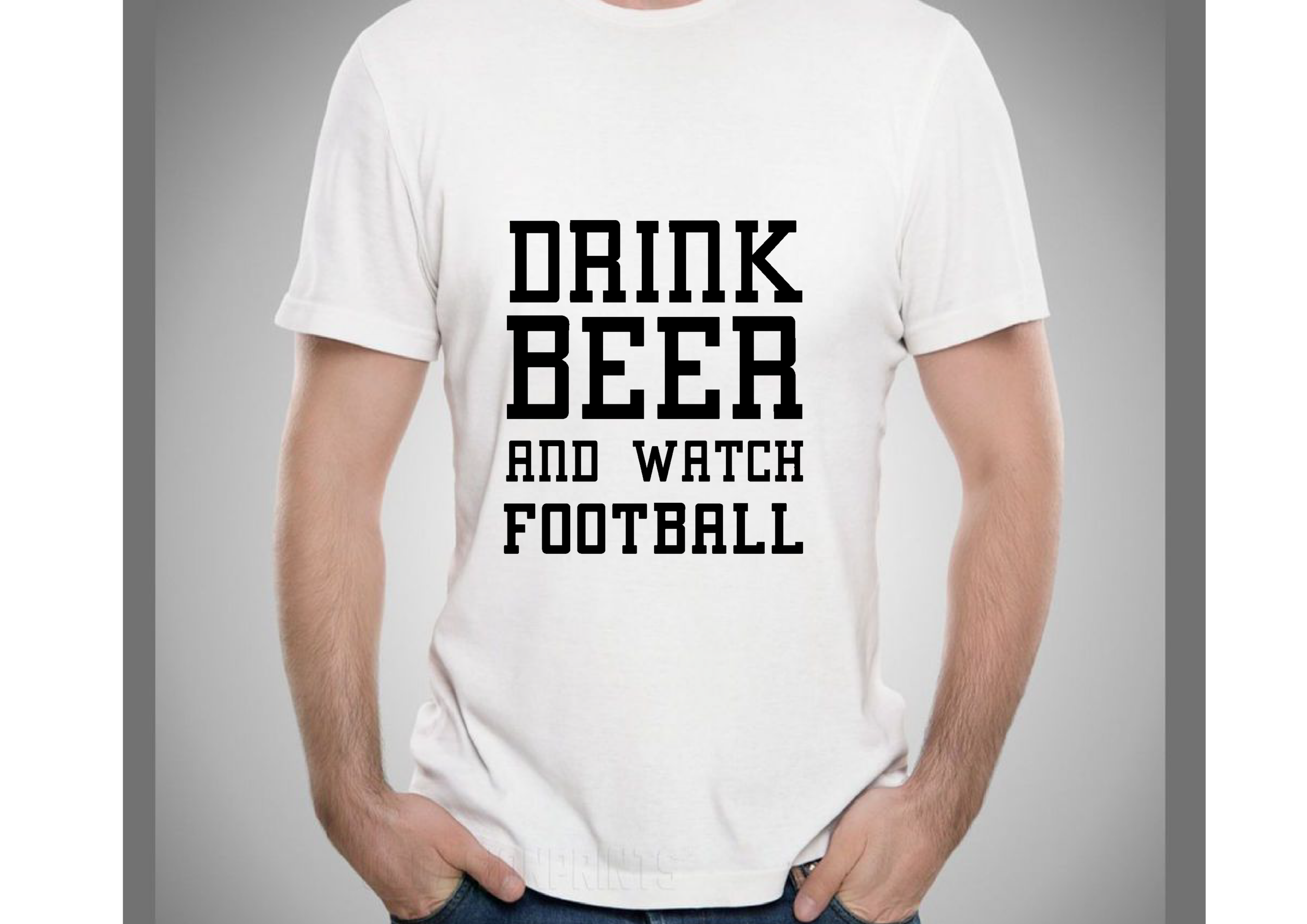 Drink Beer and Watch Football Tshirt