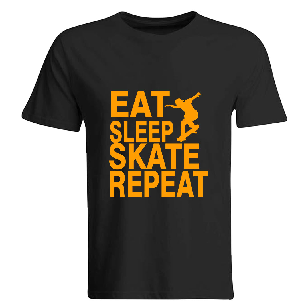 Eat Sleep Skate Repeat T-shirt - Image 2