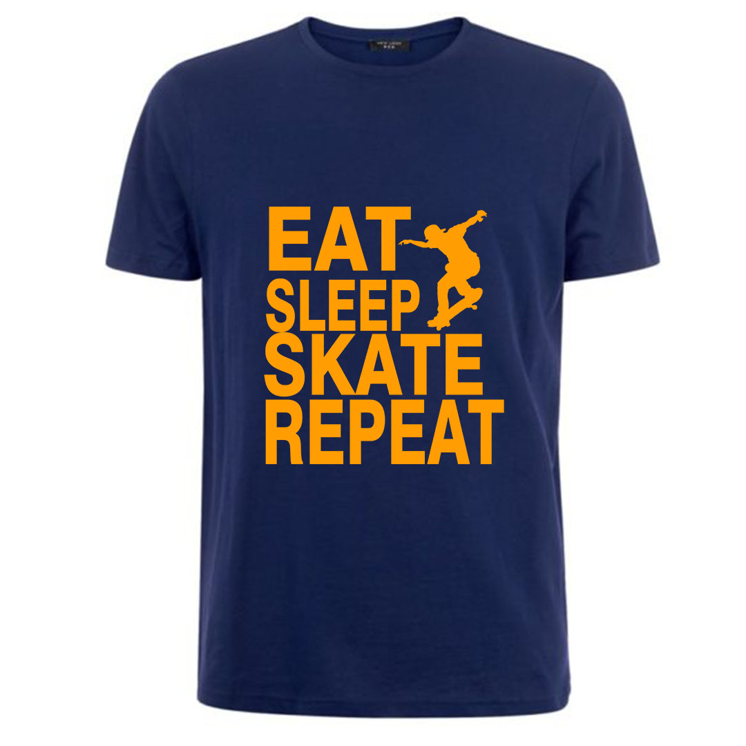 Eat Sleep Skate Repeat T-shirt - Image 3