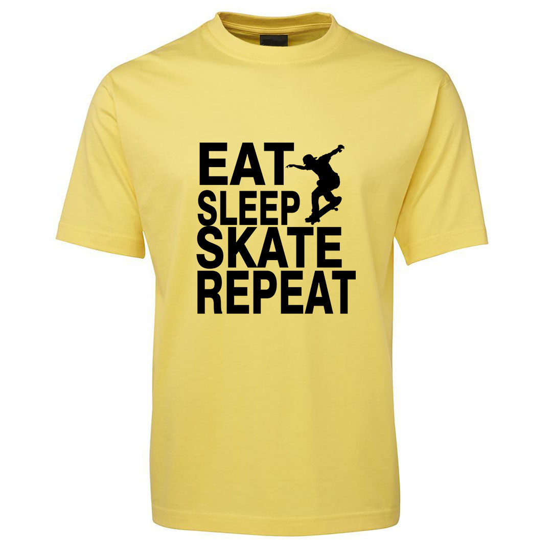 Eat Sleep Skate Repeat T-shirt - Image 4