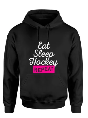 Eat Sleep Hockey Repeat Hoodie