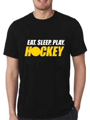 Eat Sleep Hockey Repeat t-shirt