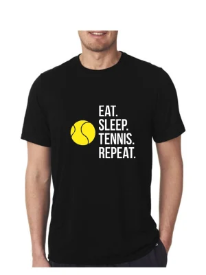 Eat Sleep Repeat Tennis T-Shirt