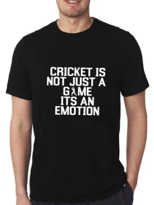 Emotion and Cricket T-shirt