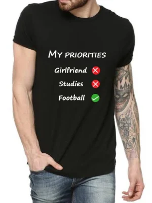 Football My Priority T-shirt